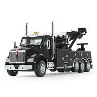 1:50 First Gear Black Kenworth T880 with Century 1060 Rotator Wrecker Tow Truck 