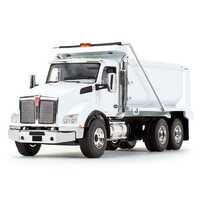 1:50 First Gear White Kenworth T880 Dump Truck Tipper