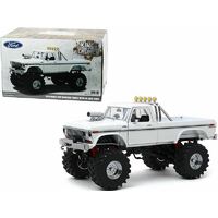 1:18 White 1979 Ford F-250 Monster Truck w/48" Tyres Kings of the Crunch