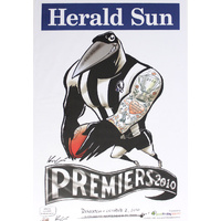 Collingwood Magpies AFL 2010 Premiers Poster