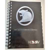 NOS HSV Coupe 4 Owners Handbook Genuine 00A-043301 Jun 2004 Print 1