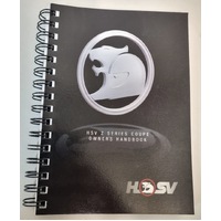 NOS HSV Z Series Coupe Owners Handbook Genuine 00A-061101 Jan 2006 Print 1