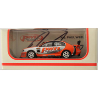 Holden VY Commodore Paul Weel 2004 V8 Supercar PWR Signed 1:64