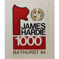 Original Vintage James Hardie 1000 Bathurst 1984 Sticker