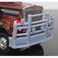 1:50 Kenworth Drake T900 Legend Custom Bull Bar 3D printed Raw With 4 Spotlights