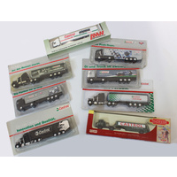 Used Group Of 1:87 Castrol Trucks
