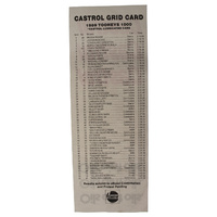 Castrol Grid Card - 1989 Tooheys 1000