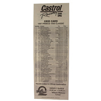 Castrol Racing Grid Card - 1998 FAI 1000 Classic