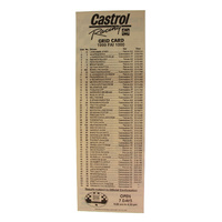 Castrol Racing Grid Card - 1999 FAI 1000