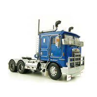 New 1:50 K100G Kenworth Metallic Blue With Black Chassis & CAT Engine