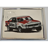 Vintage Small Bar Mirror HOLDEN LX Torana Marlboro Peter Brock 05 HDT