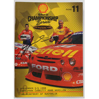 Round 11 Signed Program Craig Lowndes Shell Championship Series