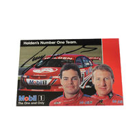 Holden Craig Lowndes Mark Skaife Signed Post Card