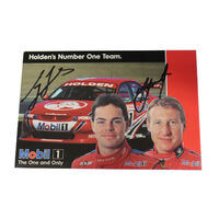 Signed Holden Craig Lowndes Mark Skaife Post Card