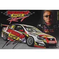 2012 Signed Supercheap Auto Racing  Information Card