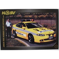 HSV 20th Anniversary Card 87 - 07 No.40