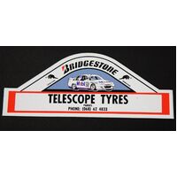 Peter Brock Bridgestone Sticker