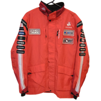 HRT Jacket Holden Racing Team Red HSV Genuine 2005 Size L Signed Tander Skaife