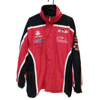 HRT Jacket Holden Racing Team HSV Size L Signed Harry Firth, Peter Brock HDT