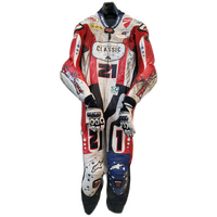 Troy Bayliss Classic 2013 Signed Race Worn Suit & Gloves #21 Superbike Champion