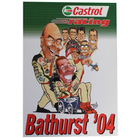 Holden Castrol Racing Bathurst 04 Promotional Card