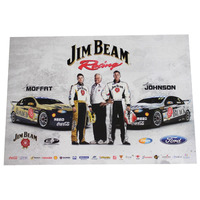 Jim Beam Racing Moffat Johnson V8 Supercars Poster
