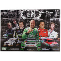 Paul Dumbrell 18 Years of Racing Poster