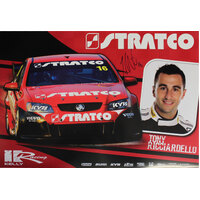Stratco Tony Ricciardello Supercars Signed Poster
