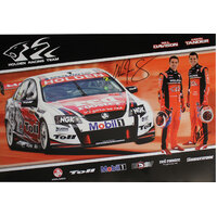 HRT Davison Tander #2 V8 Supercars Signed Poster
