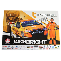 Trading Post Racing Jason Bright Signed Poster