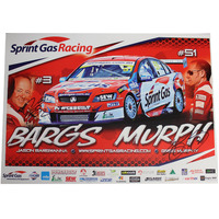 Spring Gas Racing Bargwanna Murphy Poster Signed