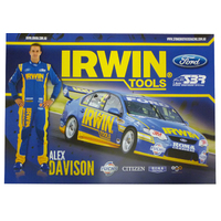 IRWIN Tools Racing Alex Davison Supercar Poster