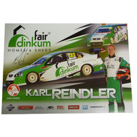 Fair Dinkum Karl Reindler Signed Supercar Poster 