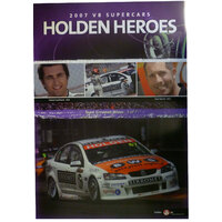 Holden 2007 Coulthard Morris 5/7 Poster Bathurst