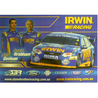 David Brabham & Alex Davison V8 Supercars Poster