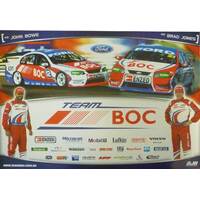 Ford John Bowe & Brad Jones V8 Supercars Poster