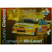 Ford John Cleland & Cameron McLean Signed Poster