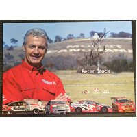 Signed Peter Brock Tribute Poster