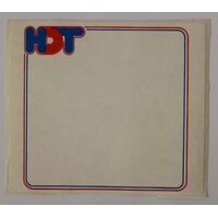 HDT Label Sticker