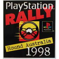 Playstation Rally Round Australia 1998 Sticker