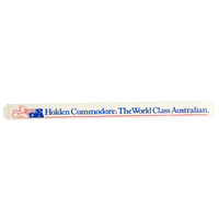 Original VL Holden Commodore: The World Class Australian Decal Sticker Genuine