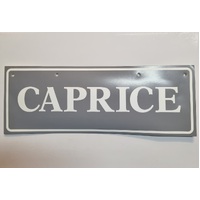 Holden VS Caprice Dealer Showroom Rear Number Plate