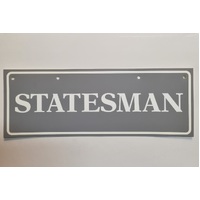 Holden VS Statesman Dealer Showroom Rear Number Plate