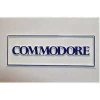 Early Holden Commodore Dealer Showroom Embossed Number Plate VK VL