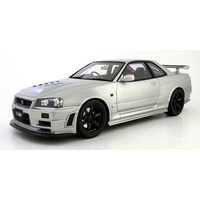 New Sealed 1:18 Nissan Skyline R34 GT-R Nismo Z Tune 2002 in Silver