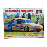 Signed Bridgestone Romano Racing Poster