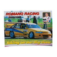 Signed Bridgestone Romano Racing Poster