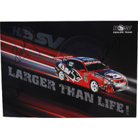 Signed HSV Dealer Team Larger Than Life Poster