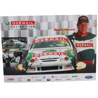 OzEmail Racing Team Brad Jones Poster