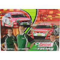 Signed 2005 Perkins, Coleman, D'Agostin, Dumbrell & Richards Castrol Poster